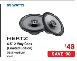 Visions Electronics NERTZ 6.5 2-Way Coax (Limited Edition) offer