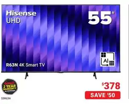 Visions Electronics Hisense 55 R63N 4K Smart TV offer