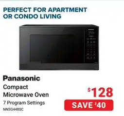 Visions Electronics Panasonic Compact Microwave Oven offer