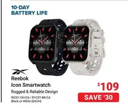 Visions Electronics Reebok Icon Smartwatch offer