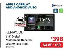 Visions Electronics Kenwood 6.8 Digital Multimedia Receiver offer