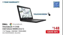 Visions Electronics Dell Chromebook 11 3100 Intel Celeron N4000 (2-in-1) offer