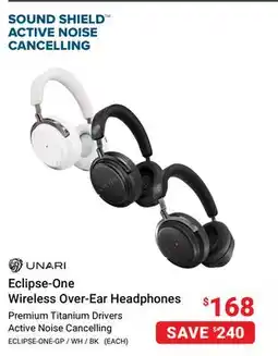 Visions Electronics Unari Eclipse-One Wireless Over-Ear Headphones offer