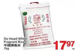 T&T Supermarket OX HEAD WHITE FRAGRANT RICE offer