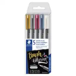 Staples Metallic Brush Lettering Markers offer