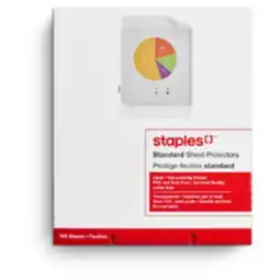 Staples Staples Letter Size Clear Sheet Protectors offer