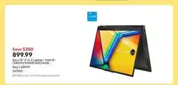 Staples Asus 16 2-in-1 Laptop - Intel i5-13420H/512GB SSD/16GB RAM/Touchscreen/Windows 11 Home offer