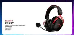 Staples HyperX Cloud Alpha Wireless Gaming Headset offer