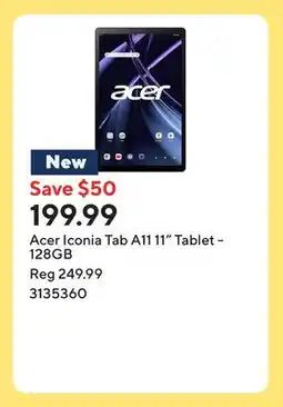 Staples Acer Iconia Tab A11 11 Tablet - 128GB offer