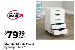 Michaels modular mobile Chest by Simply Tidy offer