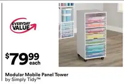 Michaels modular mobile Panel Tower by Simply Tidy offer