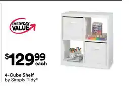 Michaels 4-Cube Shelf by Simply Tidy offer