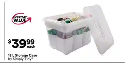 Michaels 18 L Storage Case by Simply Tidy offer