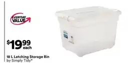 Michaels 18 L Latching Storage Bin by Simply Tidy offer