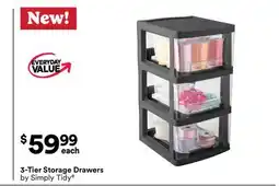 Michaels 3-Tier Storage Drawers by Simply Tidy offer