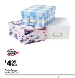 Michaels Photo Boxes by Simply Tidy offer