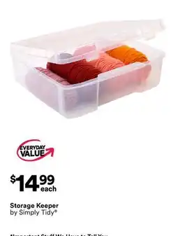Michaels Storage Keeper by Simply Tidy offer