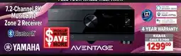 2001 Audio Video RXA4A YAMAHA 7.2-Channel 8K MusicCast Zone 2 Receiver offer