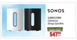 2001 Audio Video SUBM1US1BW Cylindrical Design Sub Mini offer