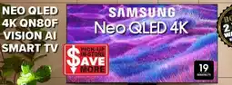 2001 Audio Video SAMSUNG 55 NEO QLED 4K QN80F VISION AI SMART TV offer