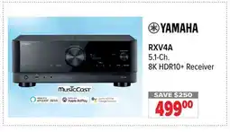 2001 Audio Video YAMAHA 5.1-Ch. 8K HDR10 + Receiver offer