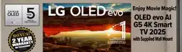 2001 Audio Video LG 55 OLED evo AI G5 4K Smart TV 2025 offer