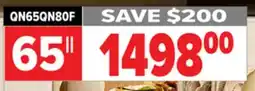 2001 Audio Video 65 NEO OLED 4K QN80F VISION AI SMART TV offer