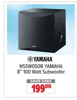 2001 Audio Video NSSW050B YAMAHA 8 100 Watt Subwoofer offer