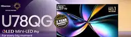 2001 Audio Video Hisense 55 U78QG Mini-LED Pro offer