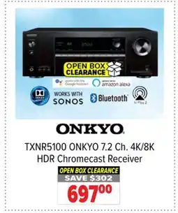 2001 Audio Video ONKYO 7.2 Ch. 4K/8K HDR Chromecast Receiver offer