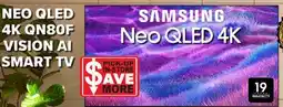 2001 Audio Video SAMSUNG 55 Neo QLED 4K TV offer