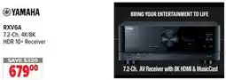 2001 Audio Video YAMAHA RXV6A 7.2-Ch. 4K/8K HDR 10 + Receiver offer