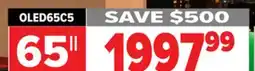 2001 Audio Video OLED65C5 LG 65 OLED Evo AI C5 4K SMART TV 2025 offer