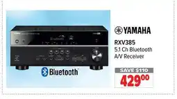 2001 Audio Video RXV385 YAMAHA 5.1 Ch Bluetooth A/V Receiver offer