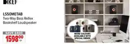 2001 Audio Video LS50METAB KEF Two-Way Bass Reflex Bookshelf Loudspeaker offer