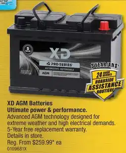 PartSource XD AGM Batteries Ultimate power & performance offer