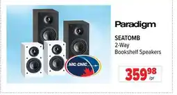 2001 Audio Video SEATOMB 2-Way Bookshelf Speakers offer