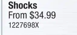 PartSource OE Complete Strut Assemblies and Shocks Shocks offer