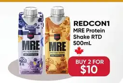 Healthy Planet REDCON1 MRE Protein Shake RTD offer