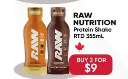 Healthy Planet RAW NUTRITION Protein Shake RTD offer