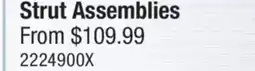 PartSource Strut Assemblies offer