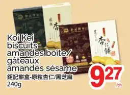 T&T Supermarket KOI KEI BISCUITS AMANDES BOÎTE/ GÂTEAUX AMANDES SÉSAME offer