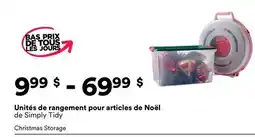 Michaels Unités de rangement pour articles de Noël de Simply Tidy offer