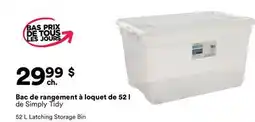 Michaels Bac de rangement à loquet de 52 l de Simply Tidy offer