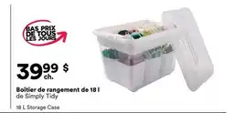 Michaels Boîtier de rangement de 18 l de Simply Tidy offer