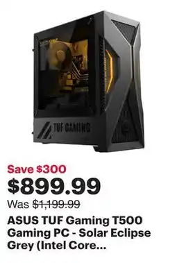 Best Buy ASUS TUF Gaming T500 Gaming PC - Solar Eclipse Grey (Intel Core i5-13420H/16GB RAM/1TB SSD/RTX 3050) offer