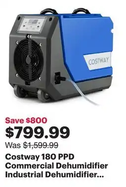 Best Buy Costway 180 PPD Commercial Dehumidifier Industrial Dehumidifier with Pump & Drain Hose offer