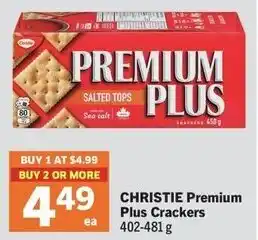 IGA Christie premium plus crackers offer