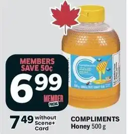 IGA Compliments honey offer