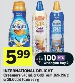 IGA International delight creamers offer